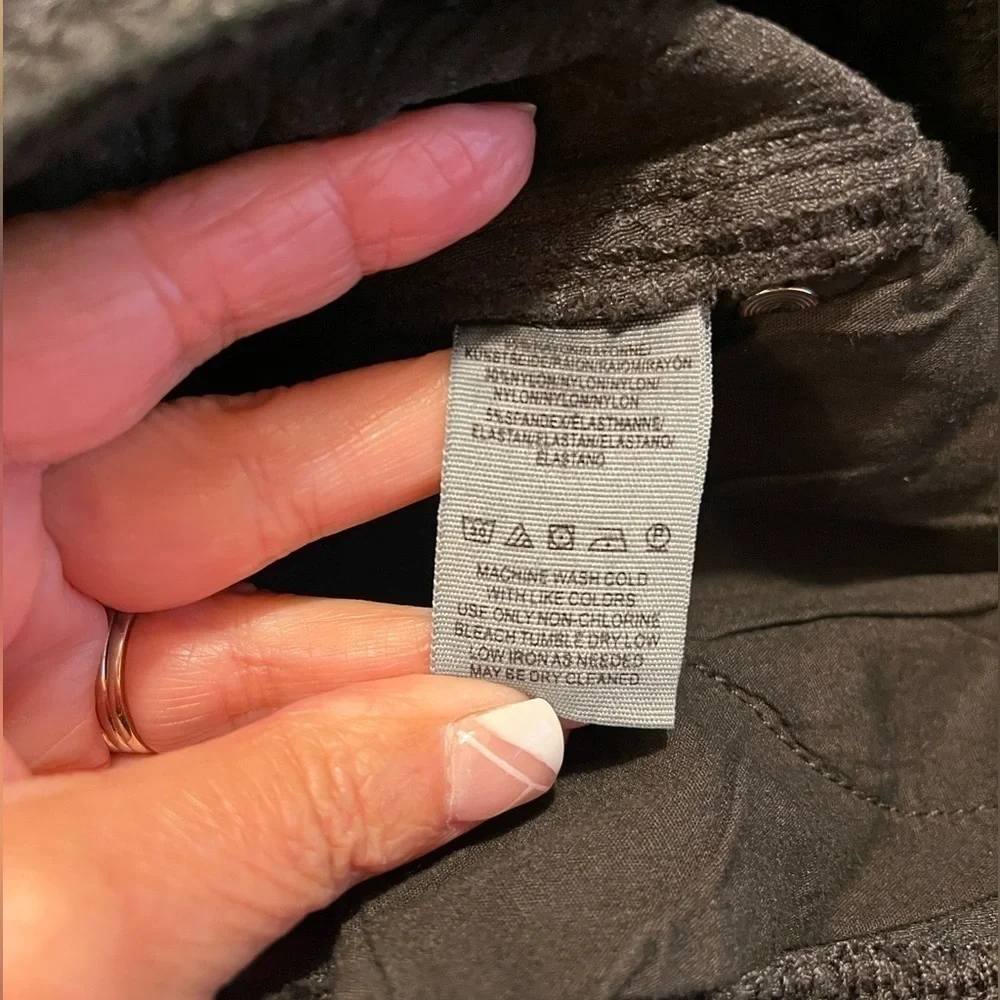 Free People Black Peyton Jacquard Skinny Jeans Sz 28 EUC
